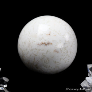 Scolecite Crystal Gemstone Sphere Synergy 12 Stone
