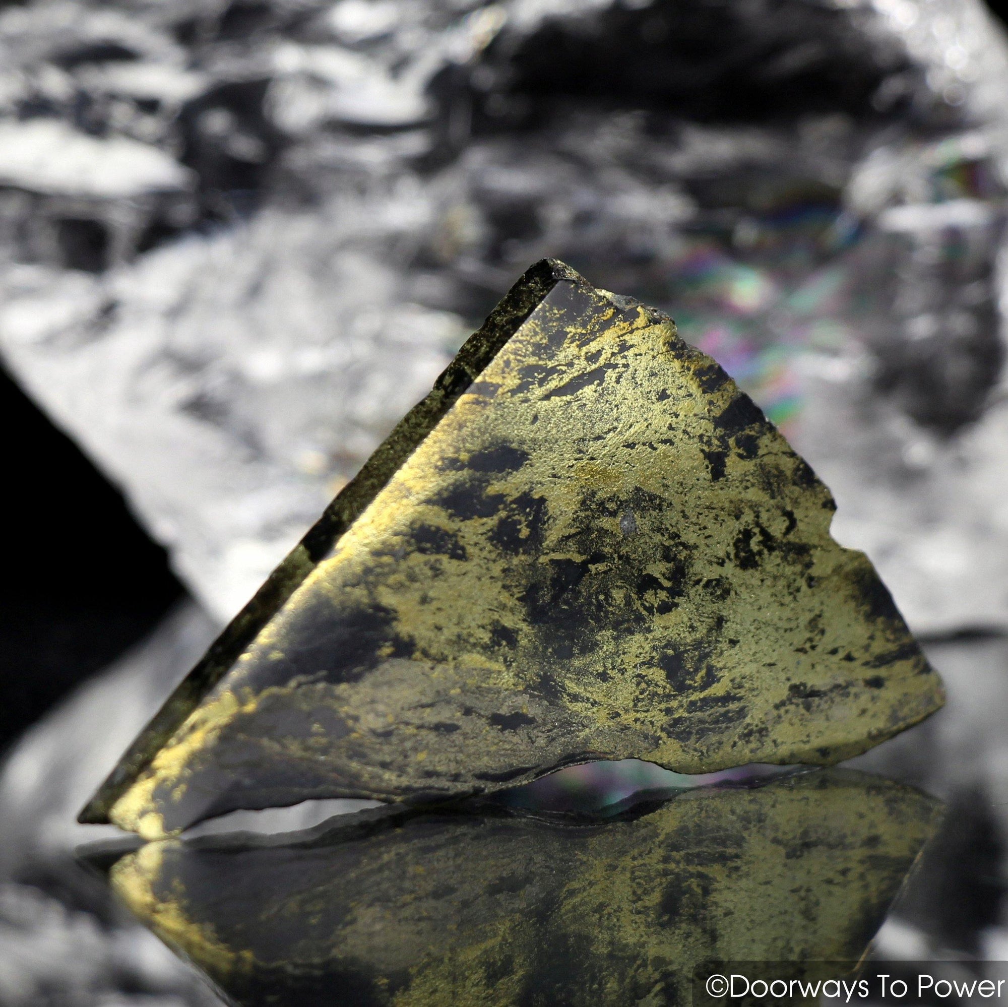 Healers Gold Crystal Polished Slice