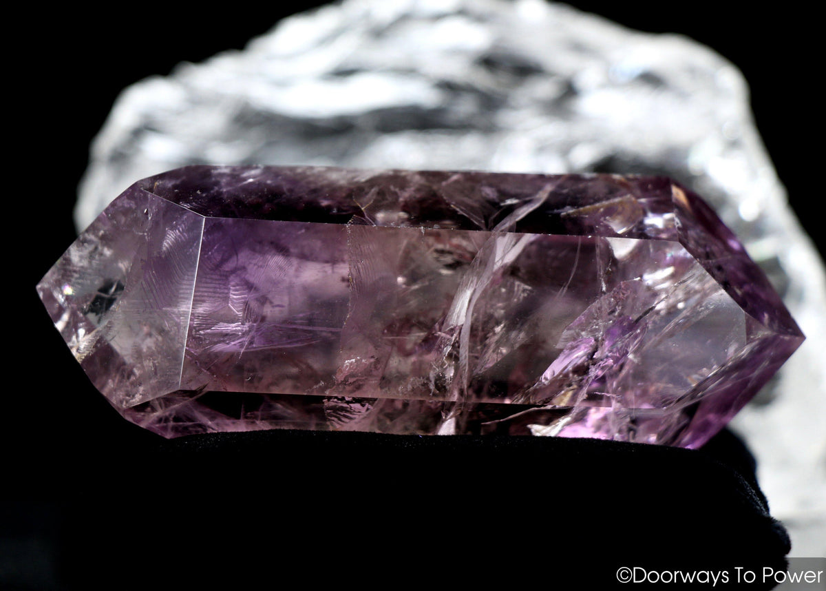John of God Amethyst Double Terminated Double Dow Crystal