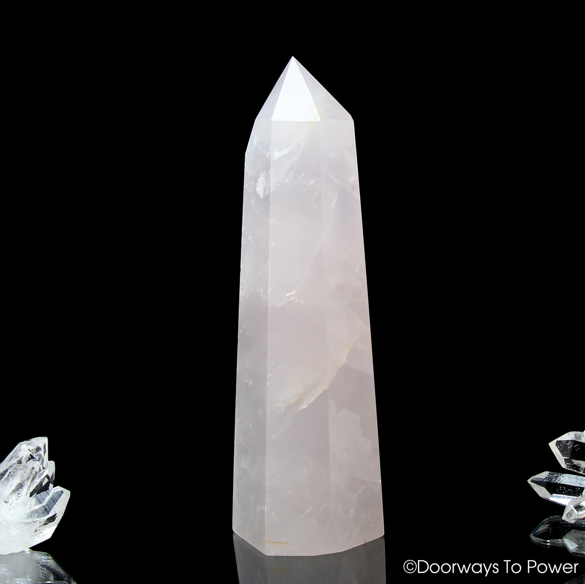 John of God Crystal Rose Quartz Casa Crystal Healing Tower 