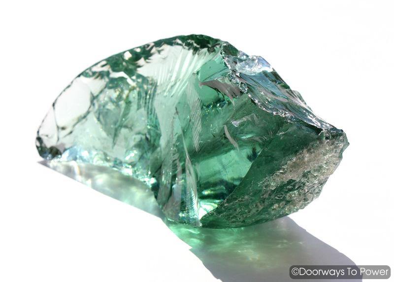 Ethereal Mint Monatomic Andara Crystal Sculpture 'ANAHATA