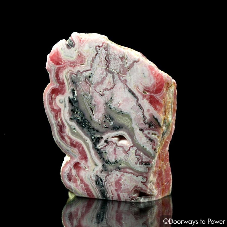 Rhodochrosite Crystal Altar Stone
