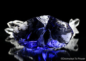 Sovereign Amethyst Monatomic Andara Crystal Glass “SAHASRARA” RARE
