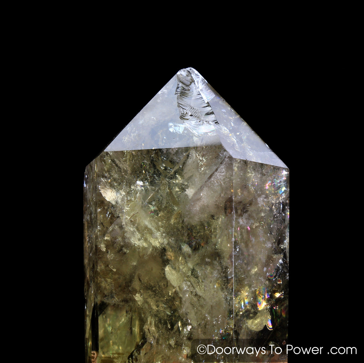 John of God Crystal DT Citrine Smoky Phantom '5D Synthesis' (RARE)