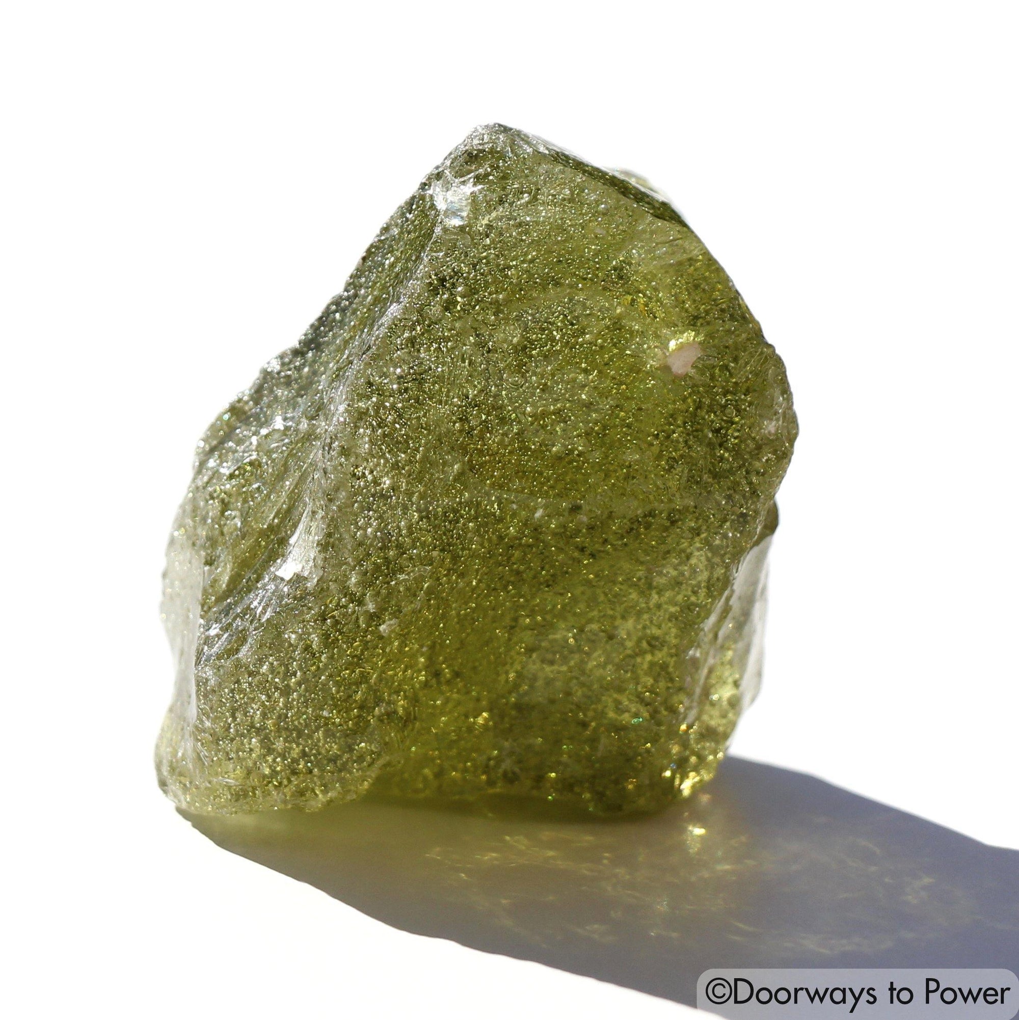 Tibetan Green Sea Foam Elder Andara Crystal 'Mahatmas Wisdom'