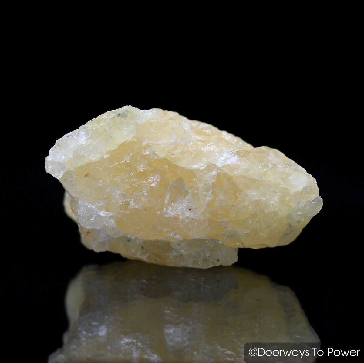 Himalaya Gold Azeztulite Quartz Crystal 'Abundance'
