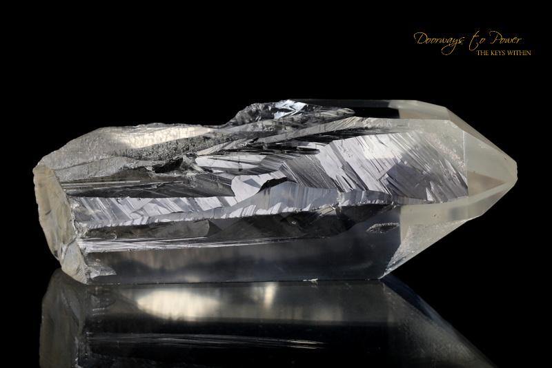 Golden Lemurian Record Keeper Crystal 'Light Language' 9D