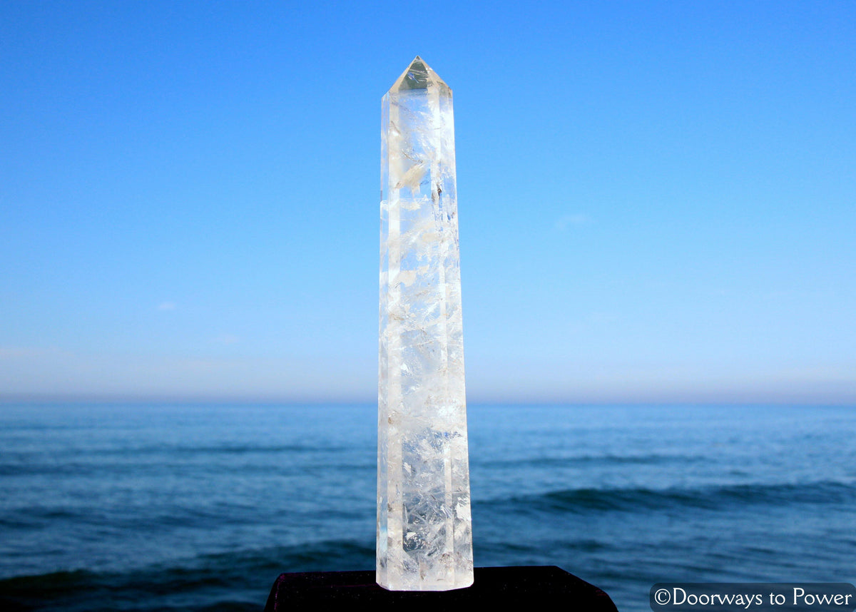 John of God Blessed Healing Quartz Crystal Point