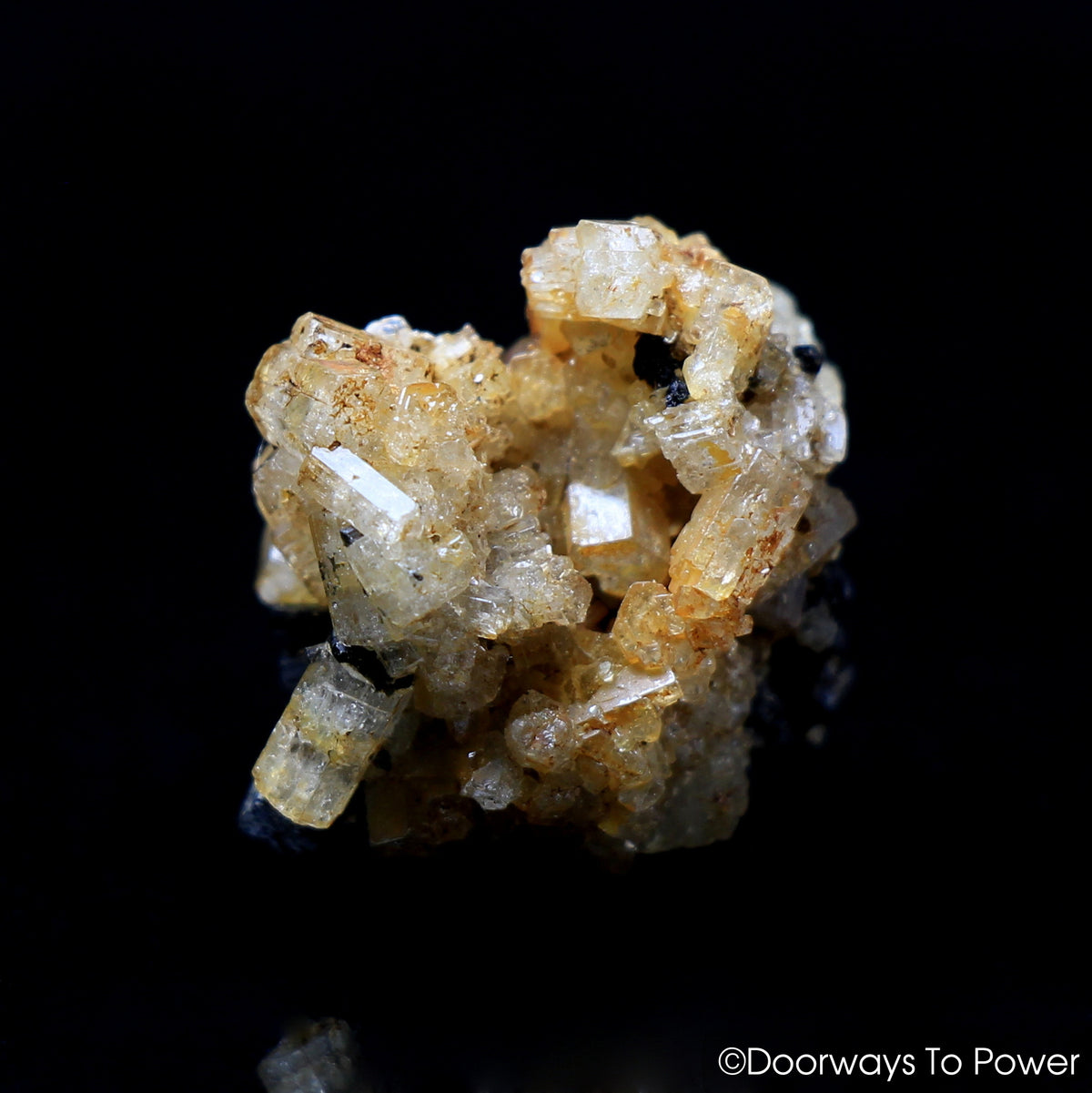 Phenacite Phenakite Black Tourmaline Crystal Specimen Namibia