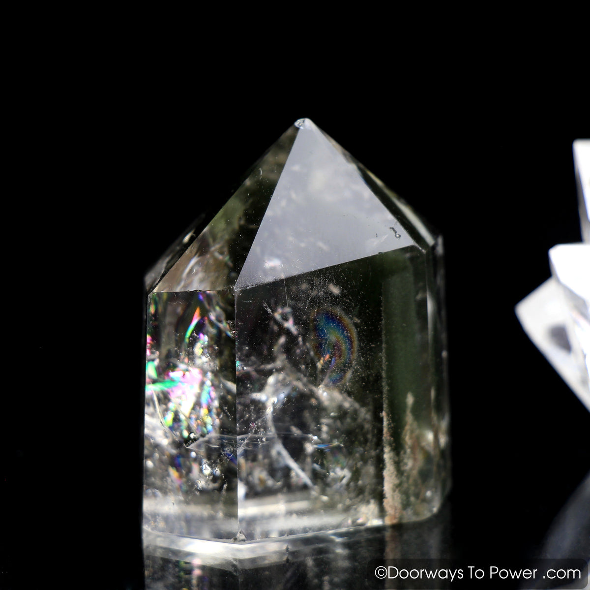 John of God Casa Crystal Point w/ Rainbows & Inclusions 'Triumph'