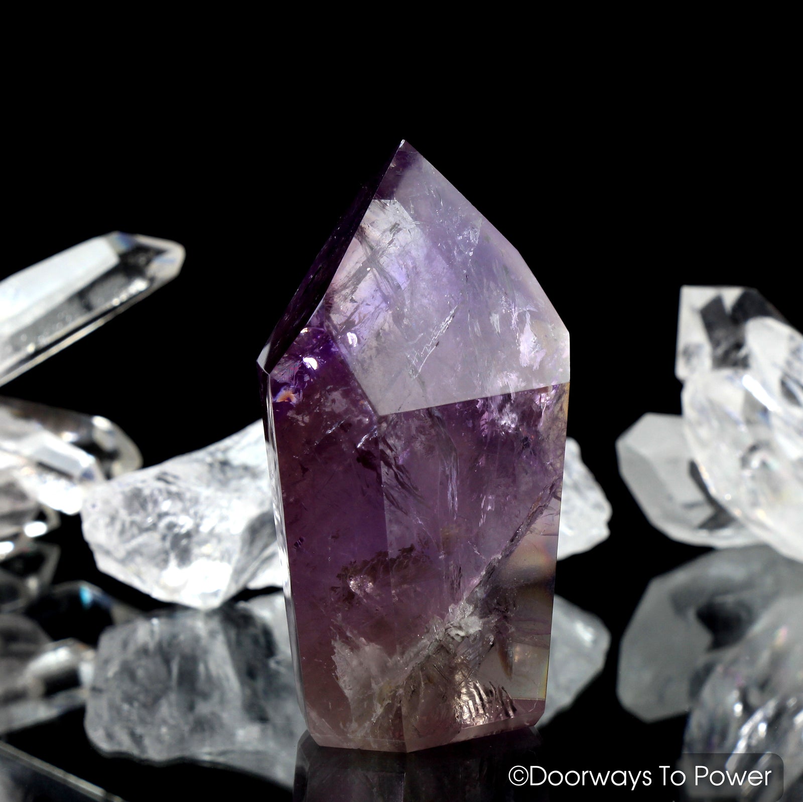 John of God Amethyst Temple Heart Dow Casa Quartz Crystal Point