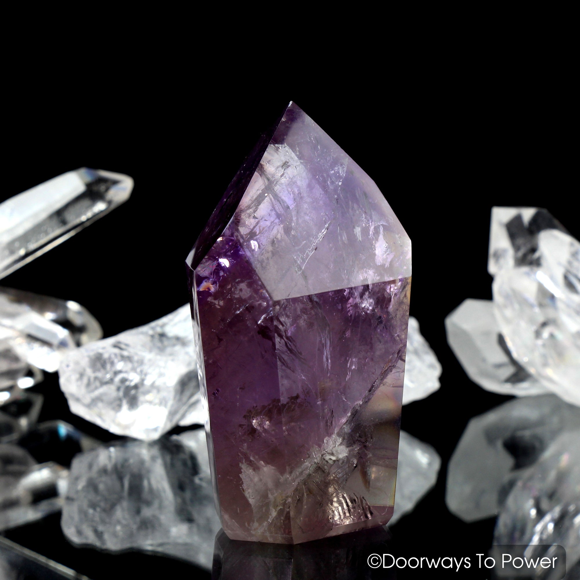 John of God Amethyst Temple Heart Dow Casa Quartz Crystal Point