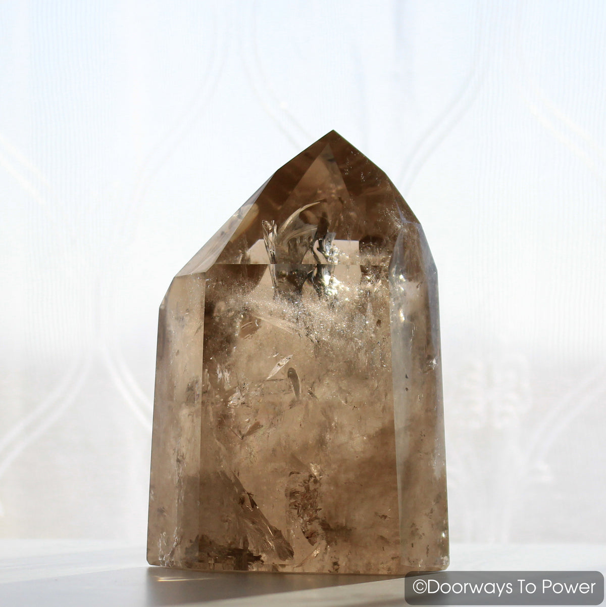 John of God Crystal Smoky Quartz Casa Crystal Altar Stone 