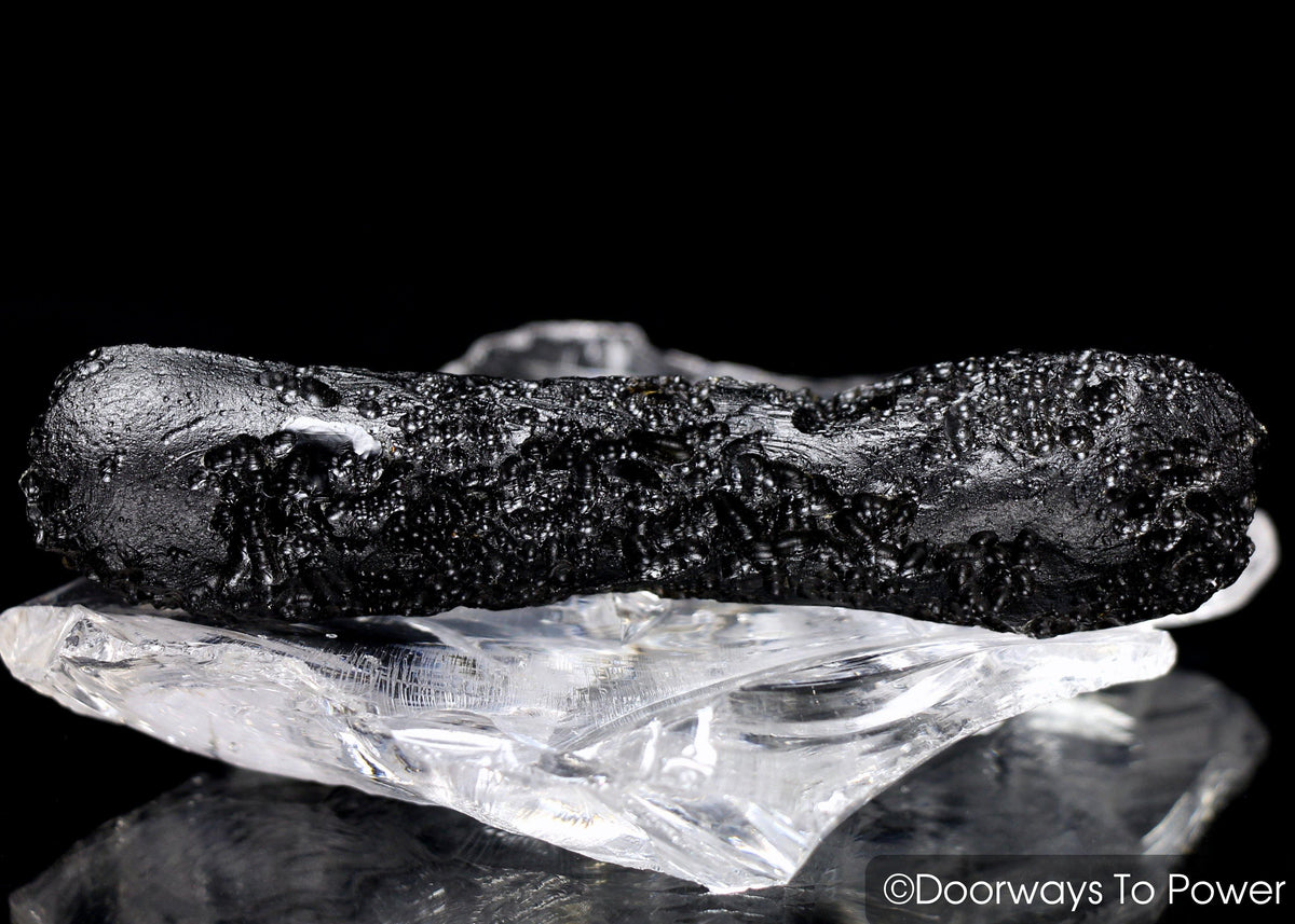 Tibetan Tektite Specimen & Synergy 12 Stone