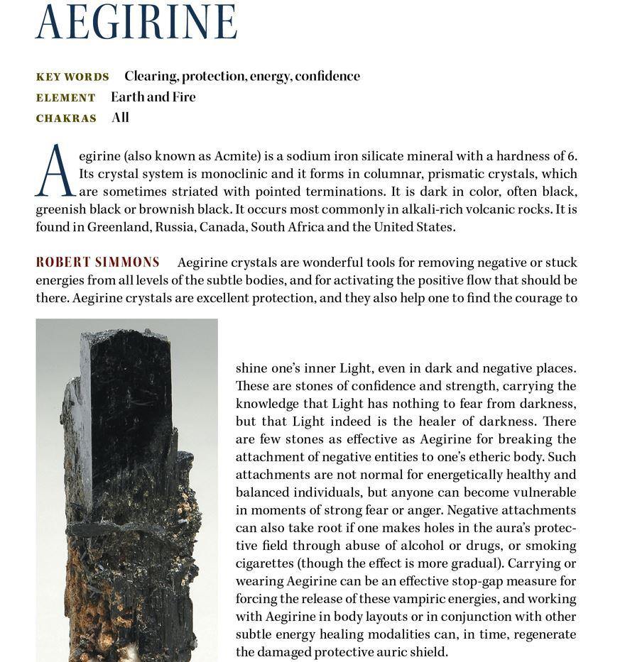 Aegirine Metaphysical Properties 
