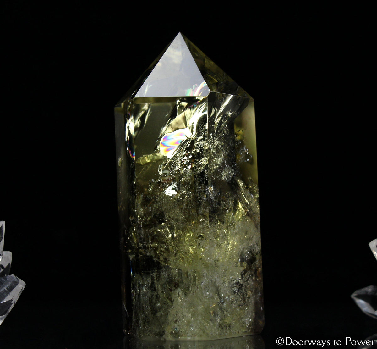 John of God Smoky Citrine Quartz Crystal Point