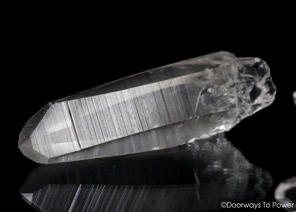 Black Phantom Lemurian Quartz Lighting Strike Dow Crystal