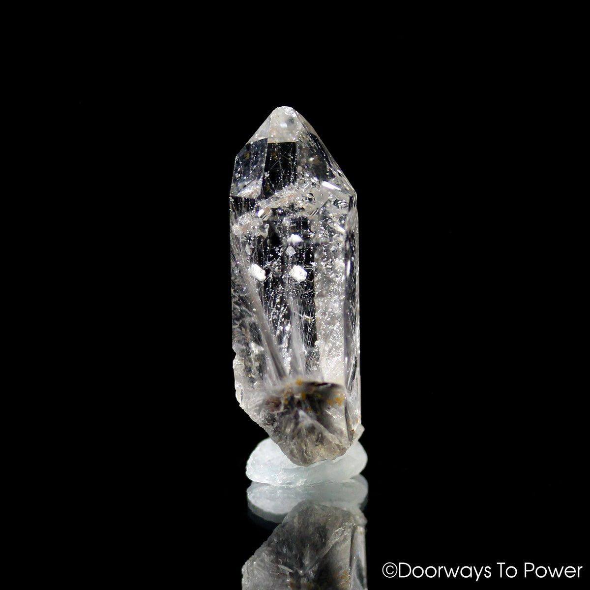 Brookite in Quartz Crystal Record Keepers & Rutiles Rare Synergy 12 Stone