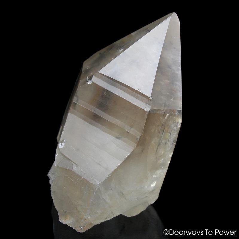 Golden Pink Lemurian Manifestation Quartz Pleiadian Starbrary Crystal 'Sacred 9'