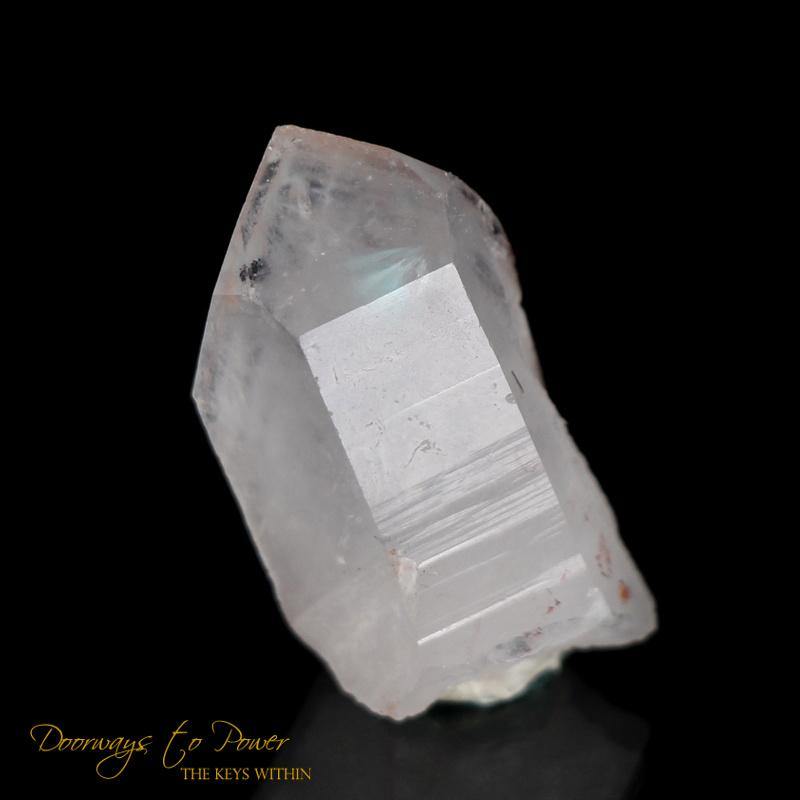 Ajoite Phantom Quartz Crystal Temple Heart Dow