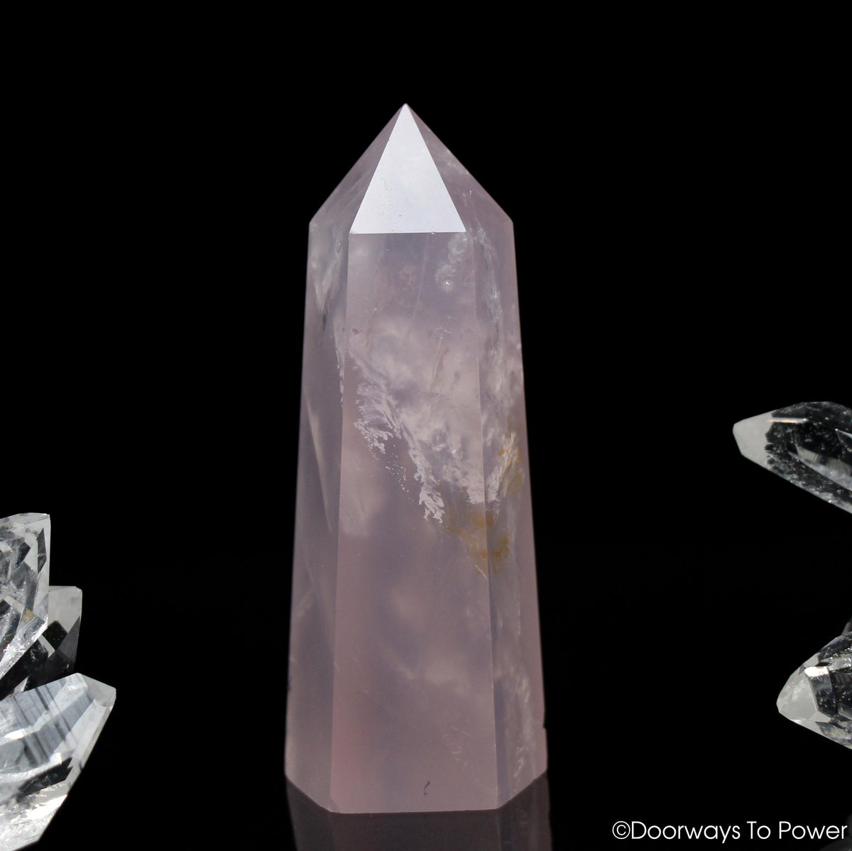 John of God Crystal Rose Quartz Casa Crystal Generator Point