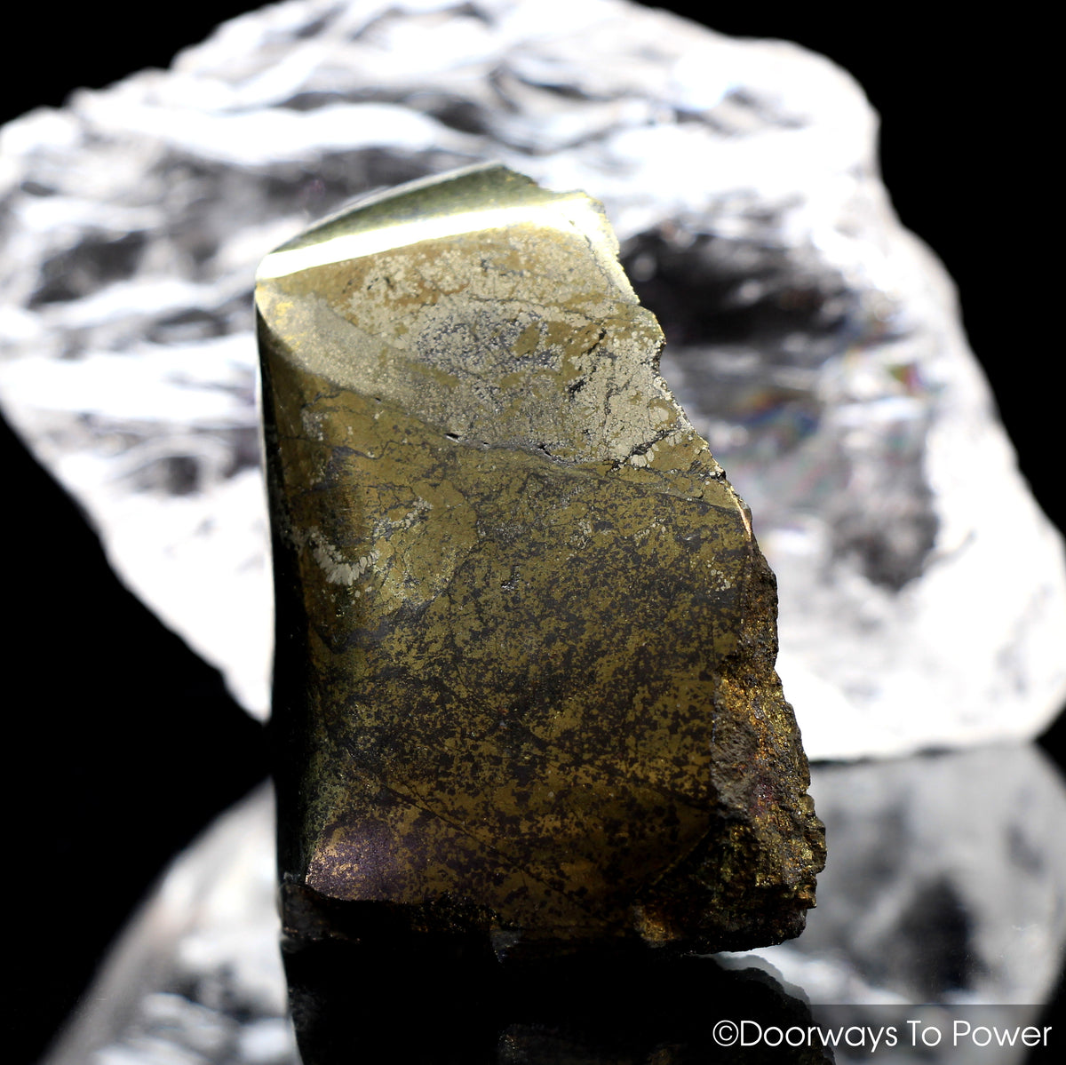 Healers Gold Crystal Altar Stone