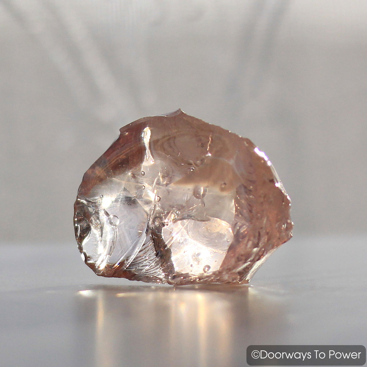 HGW Pink Monatomic Andara Crystal 'Cosmic Heart'