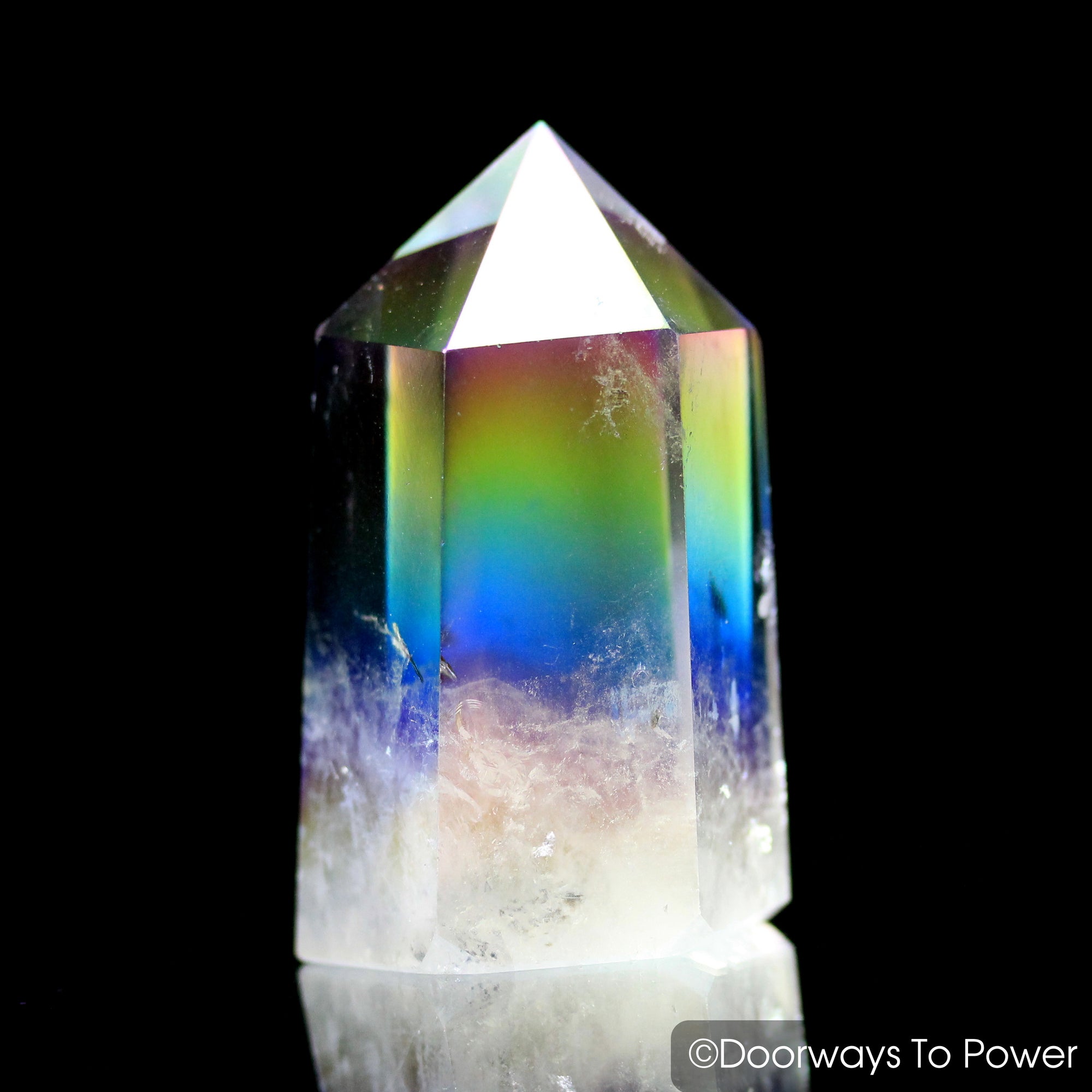 Angel Aura Quartz Generator Crystal Point
