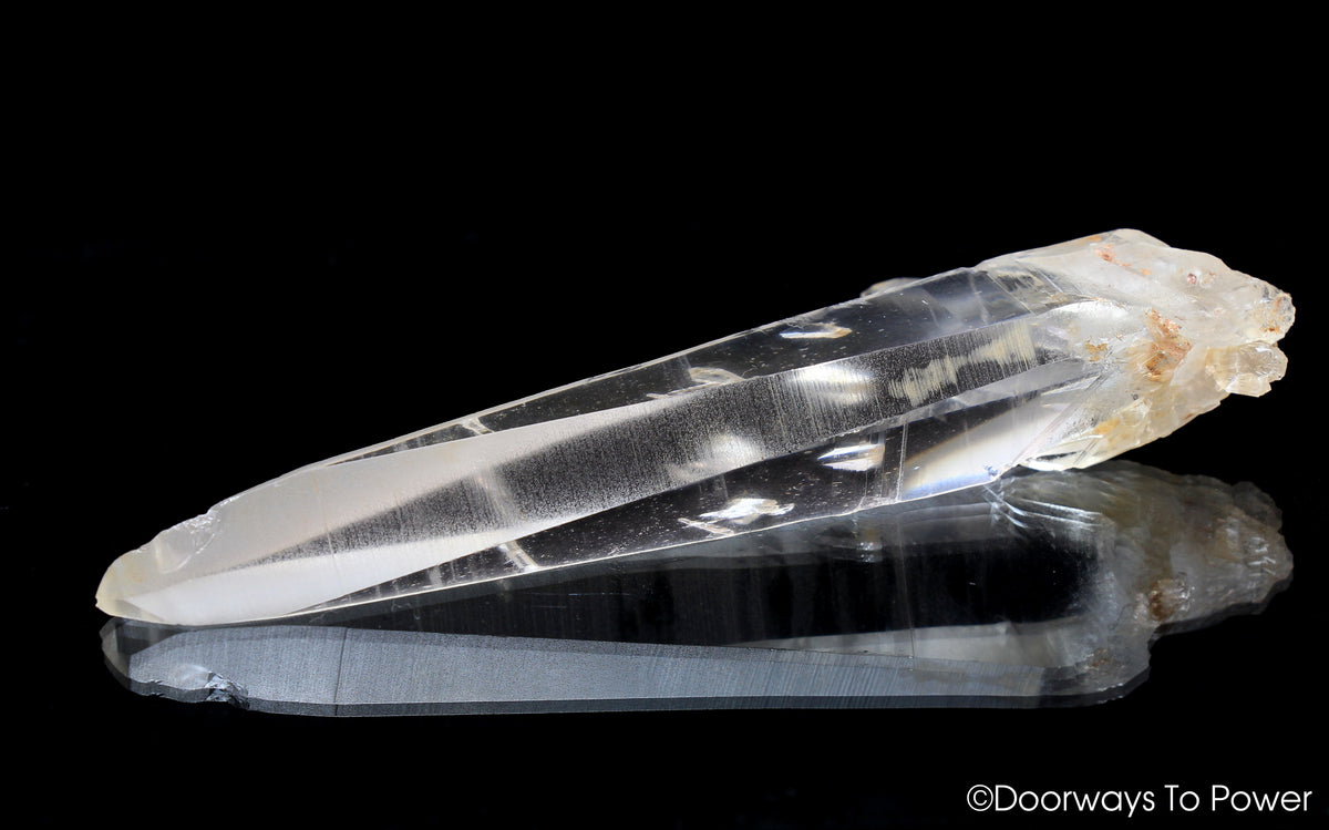 Lemurian Seed Bridge Inner Child Quartz Crystal Laser Wand 'Deep Penetrating Healing Energy'