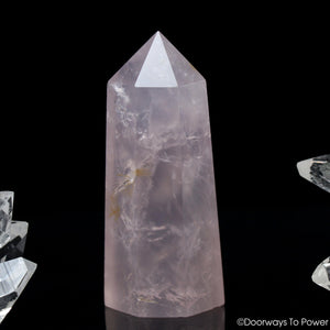 John of God Crystal Rose Quartz Casa Crystal Generator Point