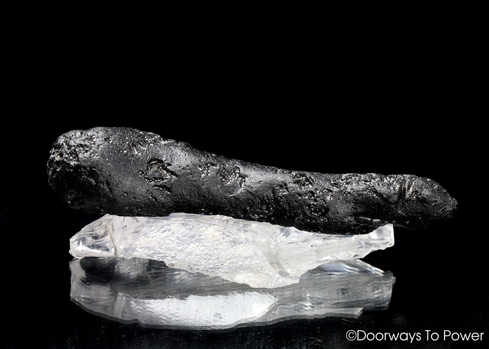 Tibetan Tektite Specimen 'Stone of shamaballa'  5" Rare & Big Synergy 12 Stone