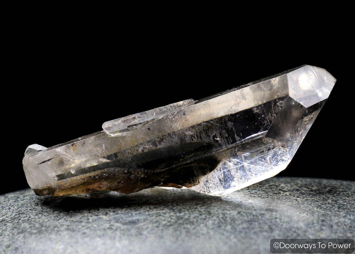 Brookite in Natural Quartz Record Keepers Dolphin Crystal Rare Synergy 12 Stone