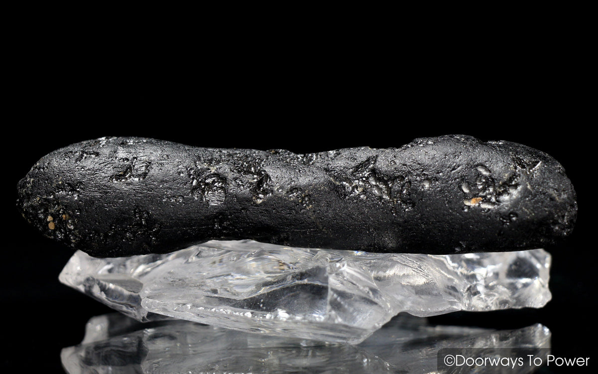 Tibetan Tektite Specimen 5" Rare & Big Synergy 12 Stone 'Museum Quality'