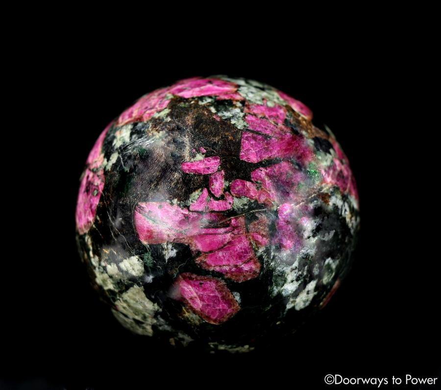 Eudialyte Aegirine Crystal Sphere 'Higher Love'