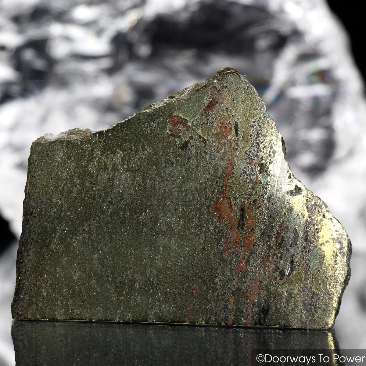 Healers Gold Crystal Polished Slice 'Attracts Power' A+++