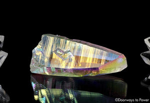 Angel Aura Colombian Lemurian Quartz Record Keeper Crystal 'Cherubim'