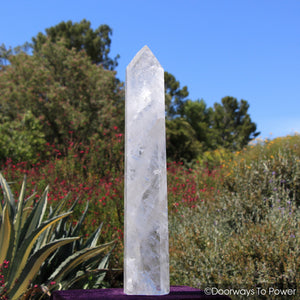 Reserved for SL <3 John of God Casa Temple Heart Dow Healing Crystal Point 'EMBRACE' 22"