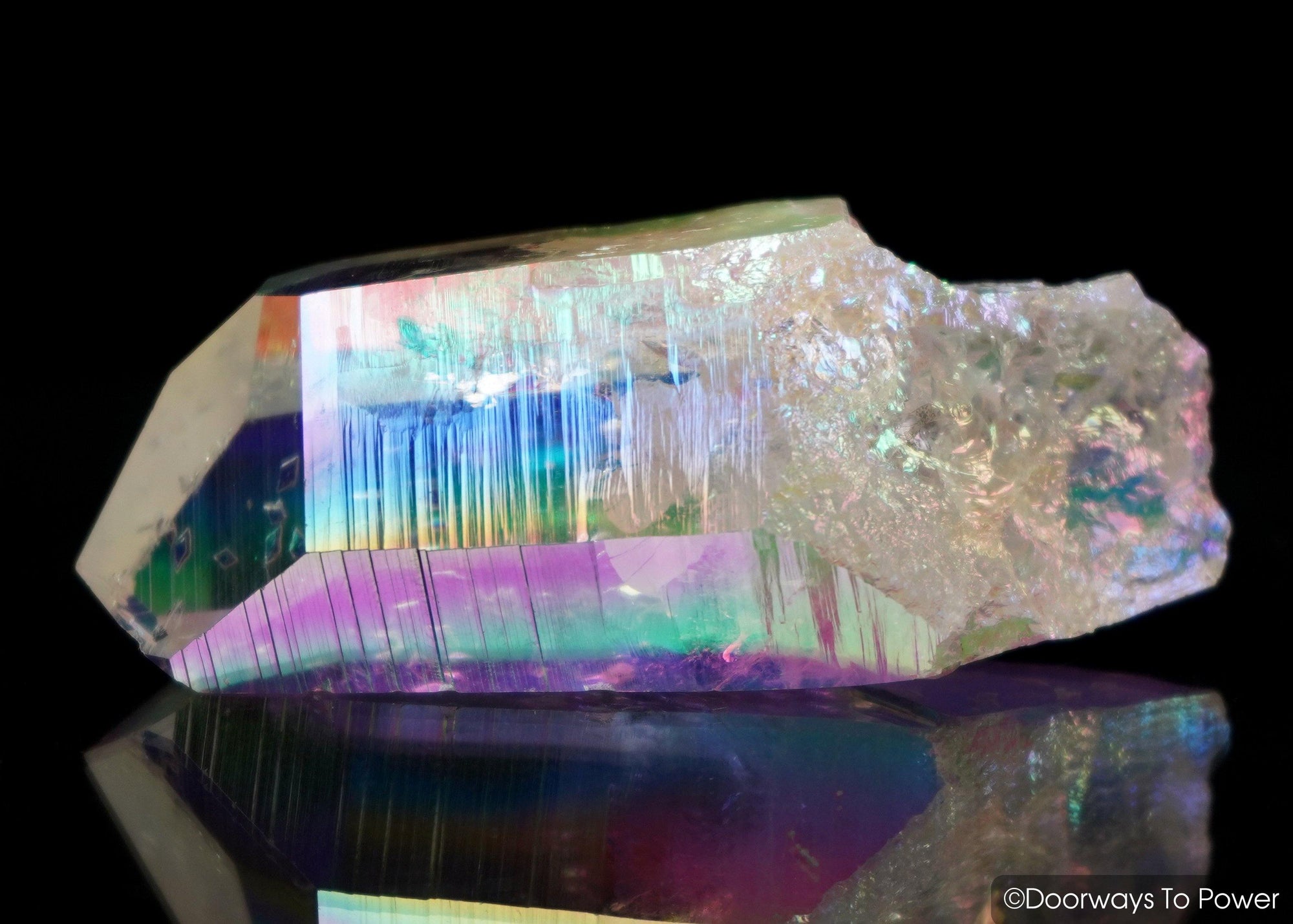 Angel Aura Lemurian Quartz Pleiadian Starbrary Record Keeper Crystal