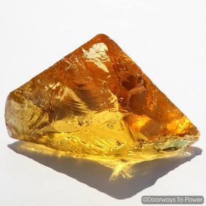 Lemurian Etherium Gold Monatomic Andara Crystal Triangle