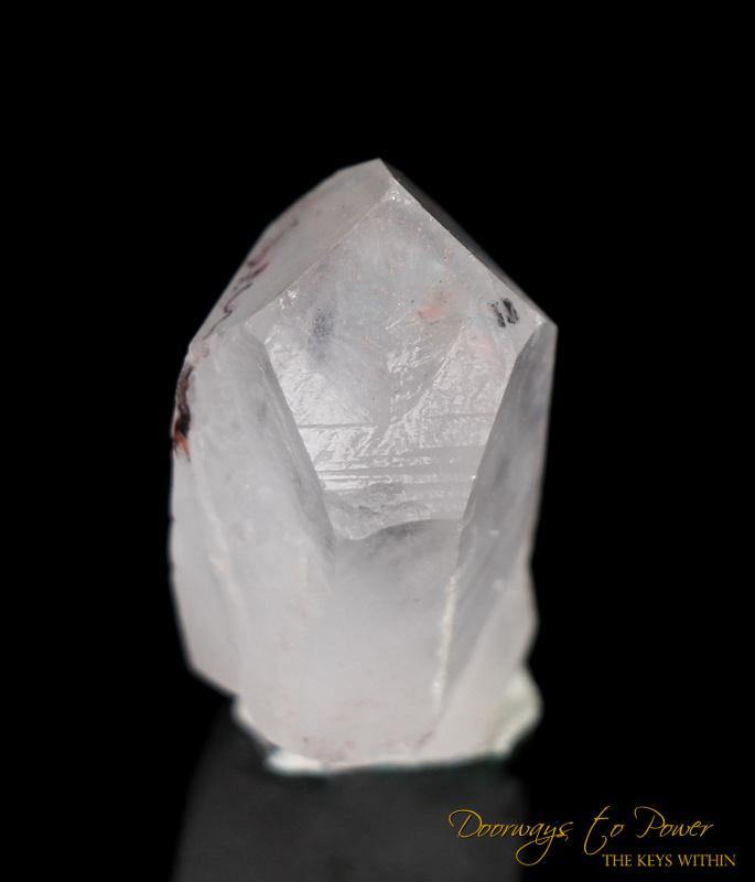 Ajoite Phantom Quartz Crystal Temple Heart Dow
