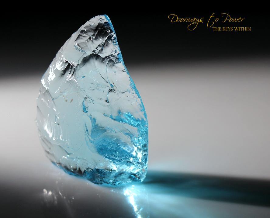 Blue Prism of Lyra Andara Crystal 7th Density
