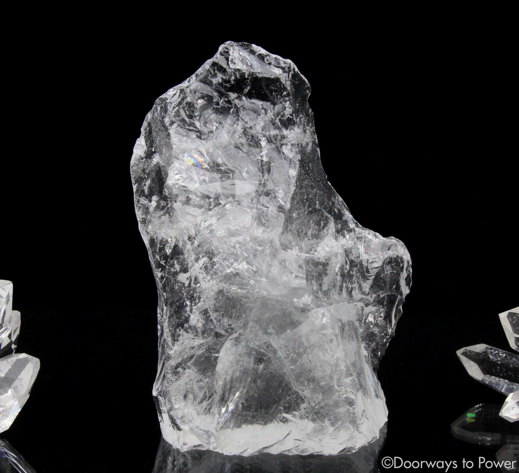 Satyaloka Azeztulite Quartz Crystal Altar Stone A++