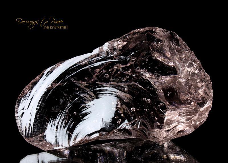 Arcturian Starseed Pink Andara Crystal 'Quantum Light Pod'