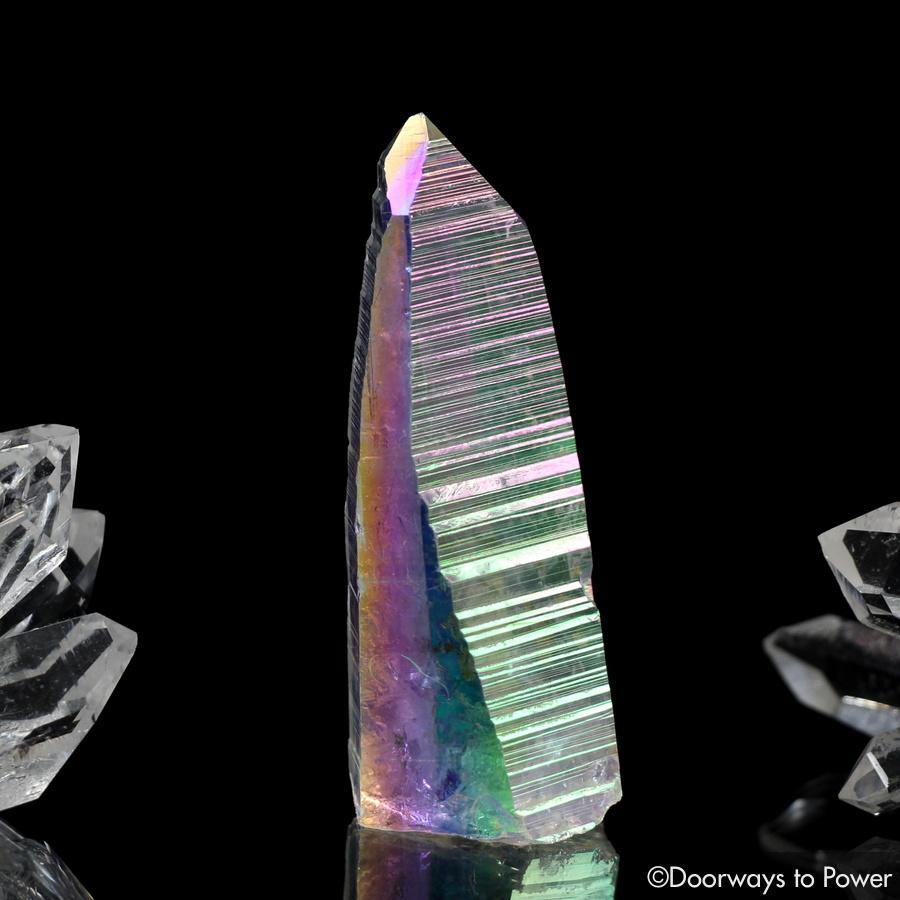 Angel Aura Colombian Lemurian Quartz Record Keeper Crystal 'Cherubim'