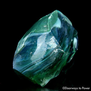 Luminescent Pleiadian Green Monatomic Andara Crystal