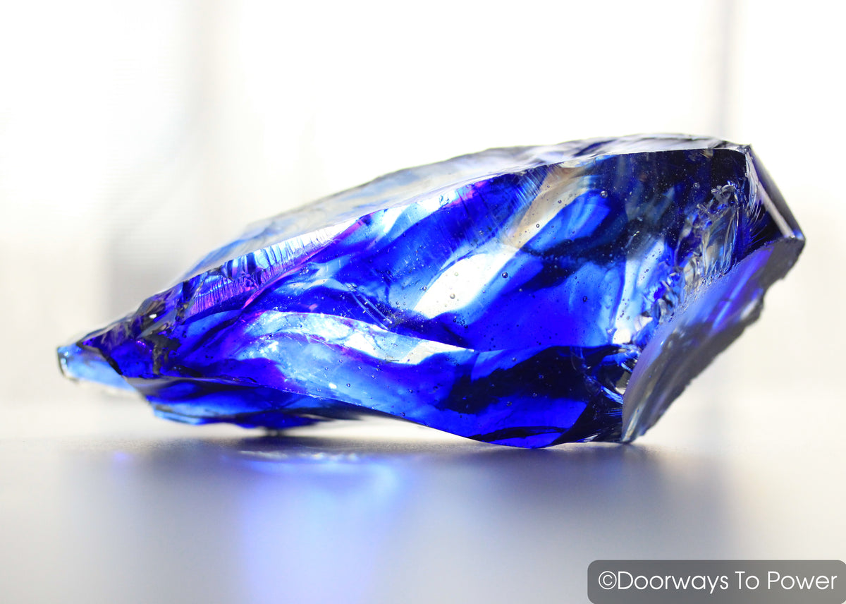 Tanzanite Fire & Elestial Starlight Monatomic Andara Crystal 'ARCTURIAN STAR-SHIP