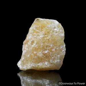 Himalaya Gold Azeztulite Quartz Crystal 'Abundance' Azozeo Activated