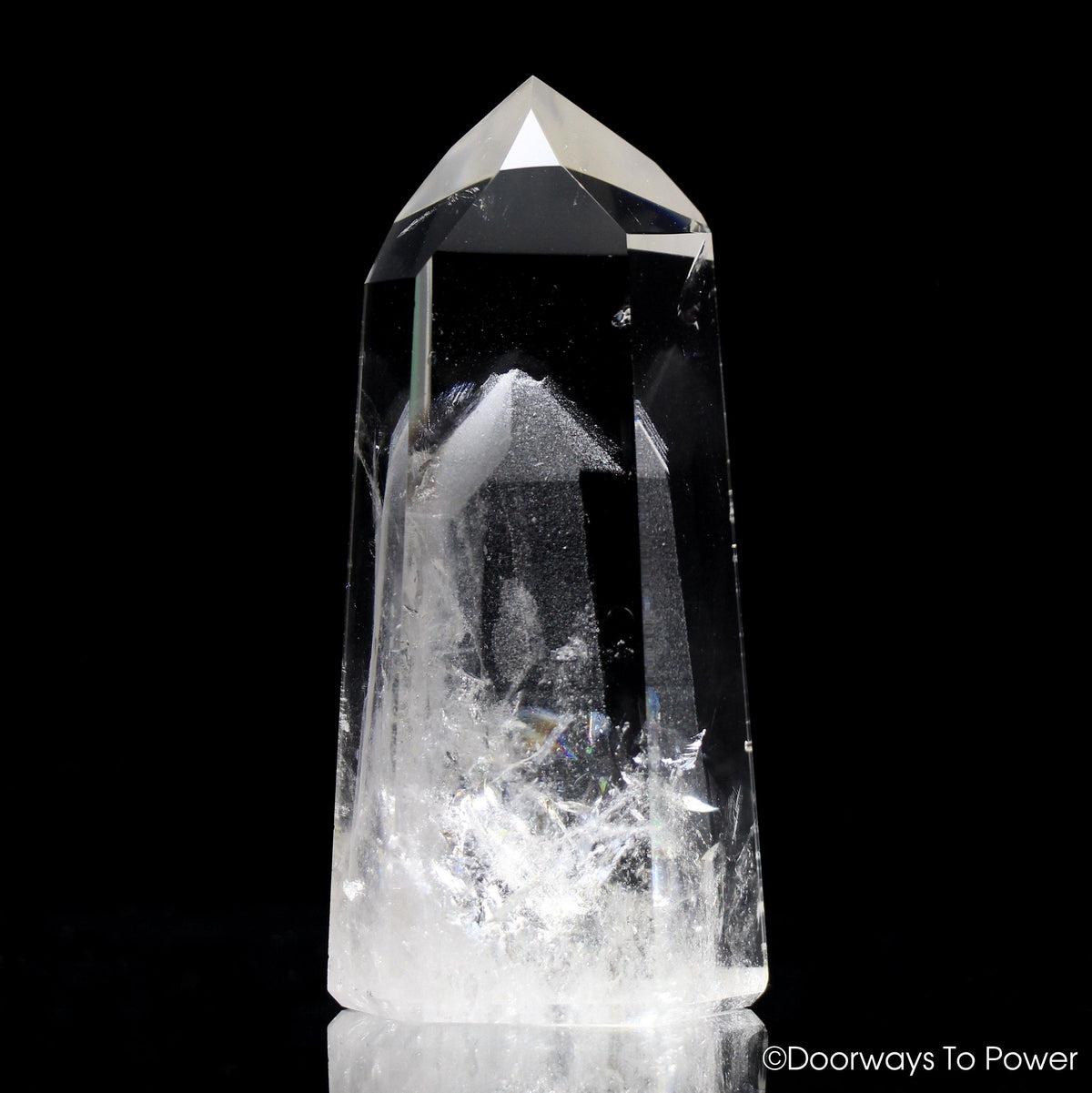 John of God Crystal Phantom Quartz Point & Shaman Dow