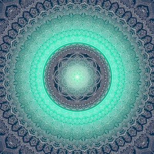 Ethereal Mint Andara Crystal 'Sacred Resonance'