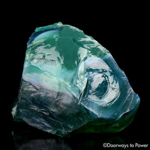 Luminescent Pleiadian Green Monatomic Andara Crystal